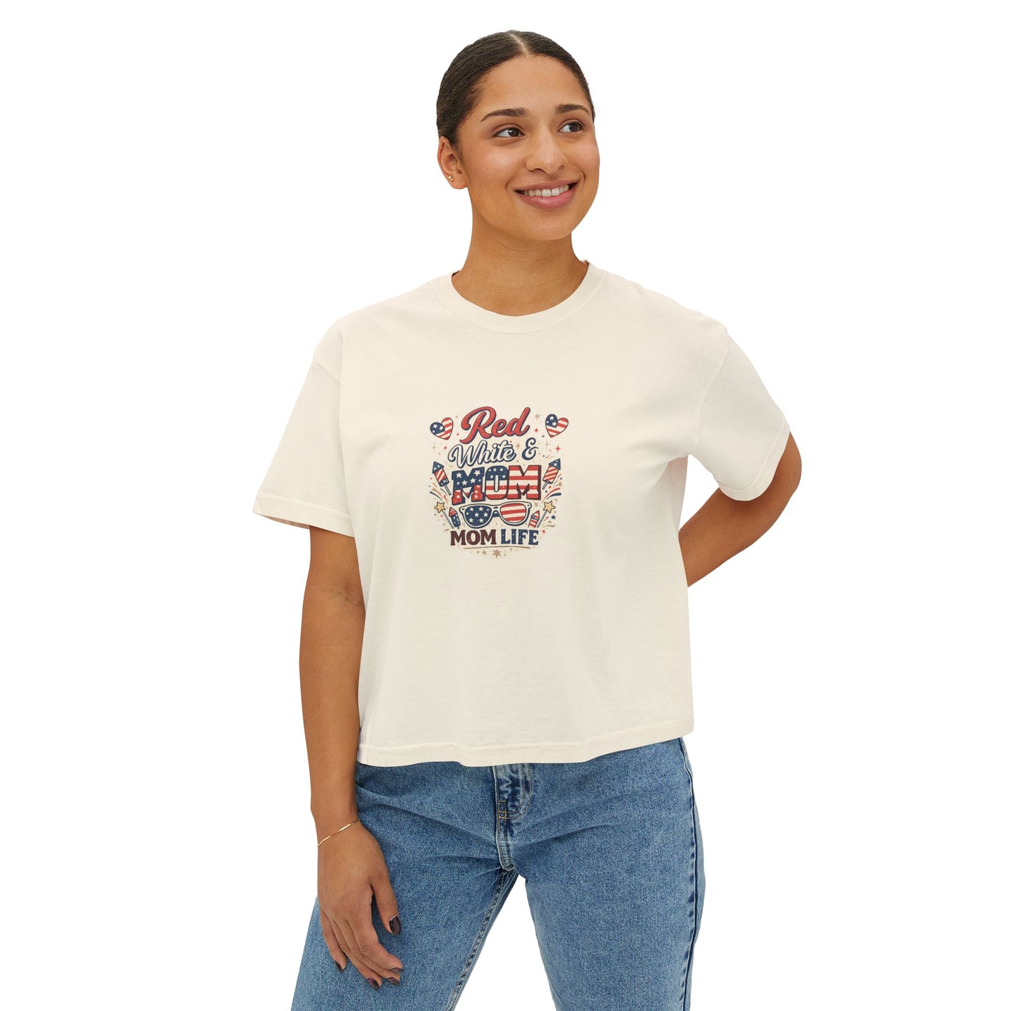 Mom Life 4th of July Tee