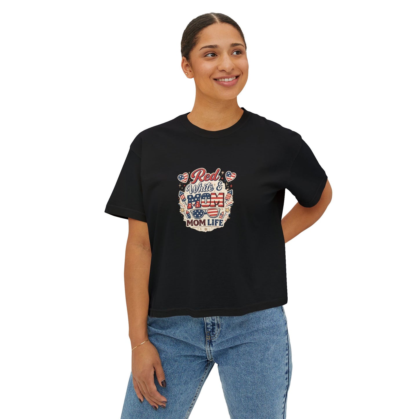 Mom Life 4th of July Tee